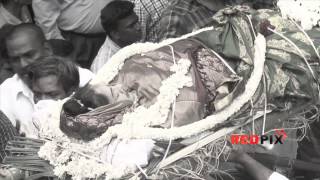 Veteran actress Manjula Vijayakumar died -- The Funeral.[RED PIX]