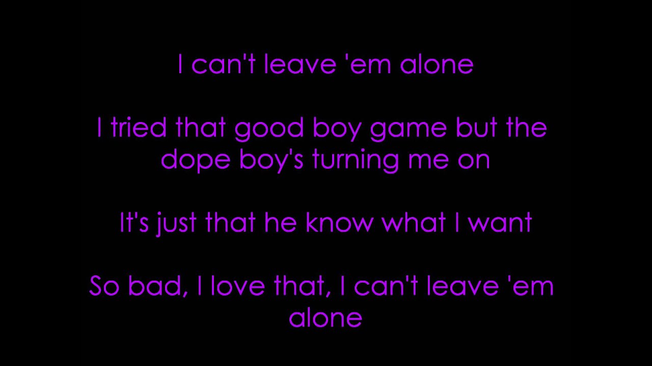 Ciara Feat. 50 Cent - Can't Leave 'Em Alone Lyrics. - YouTube