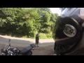 Road Rage Incident Biker and Chav in VW Golf fighting