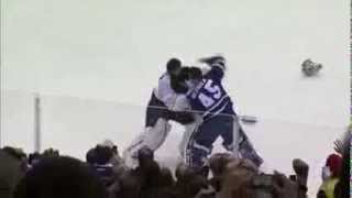 Jonathan Bernier vs Ryan Miller FIGHT 9/22/2013 (Sabres vs Leafs Line Brawl) HD