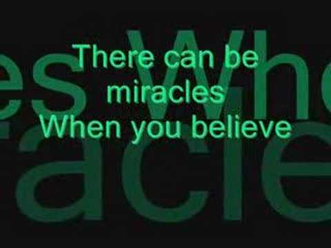 Mariah Carey ft Whitney Houston - When You Believe