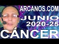 Video Horóscopo Semanal CÁNCER  del 14 al 20 Junio 2020 (Semana 2020-25) (Lectura del Tarot)