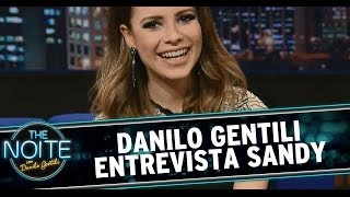 The Noite 22/05/14 (parte 1) - Entrevista Sandy