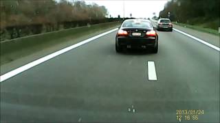 Belgian traffic aggression - BMW M3 E92