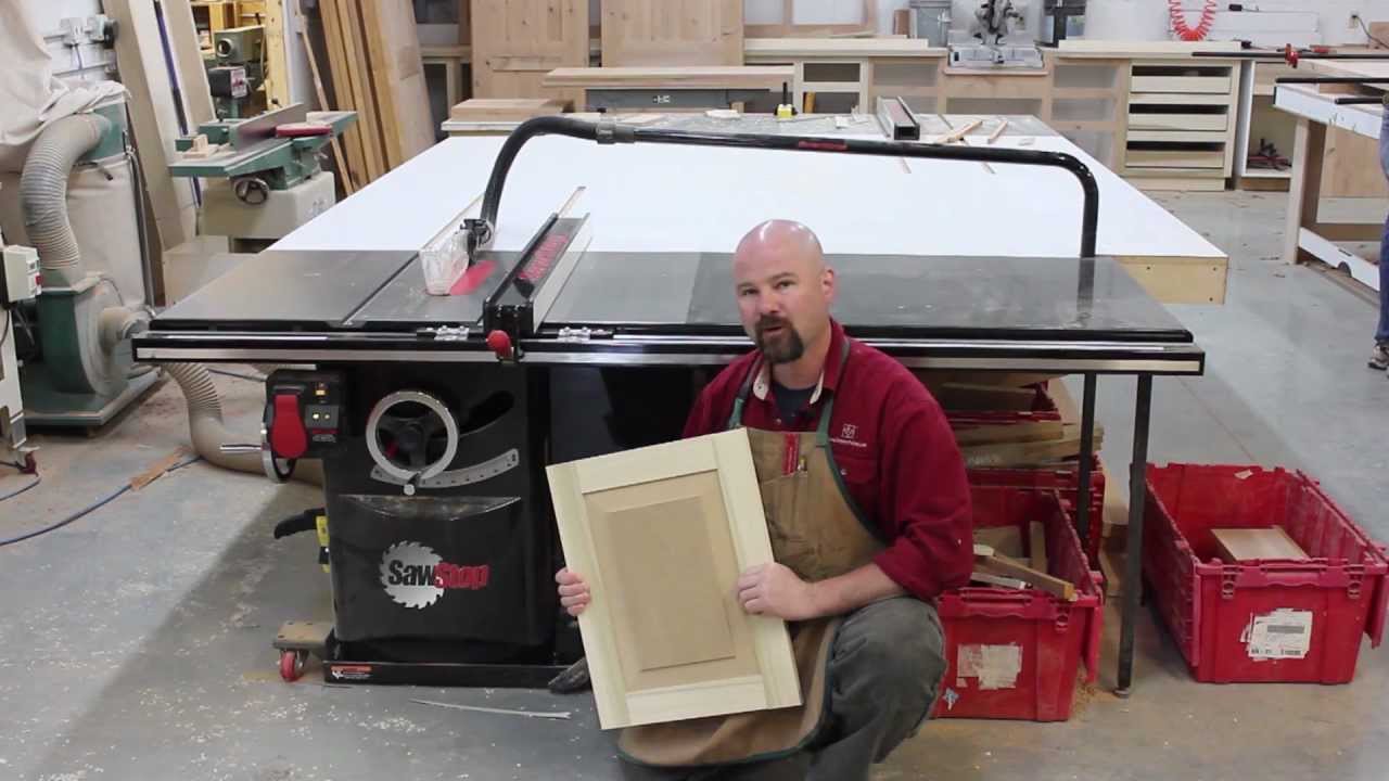 A Raised Panel, Made Solely On the SawStop Table Saw YouTube