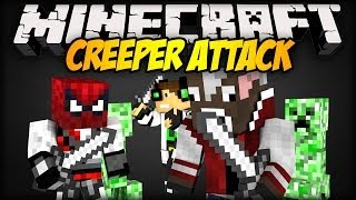 Minecraft Mini-Game: Creeper Attack w/ iDelti, Blow