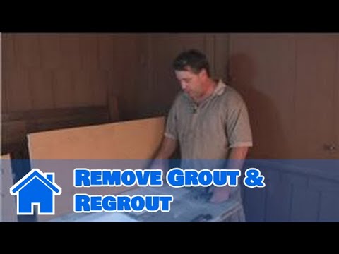 Grouting Help : How to Remove Grout & Regrout - YouTube