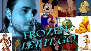 ALL'ALBA SORGERÒ (Frozen) cantata da 20 personaggi Disney e Pixar