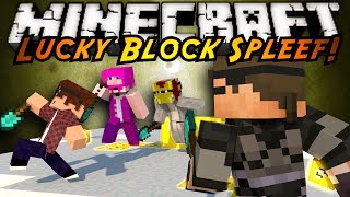 Minecraft: LUCKY BLOCK SPLEEF!