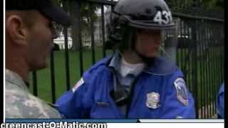 Police & Vets Clash At White House #1MVetMarch