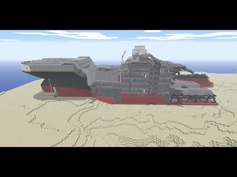 Minecraft! Titanic Wreck - YouTube