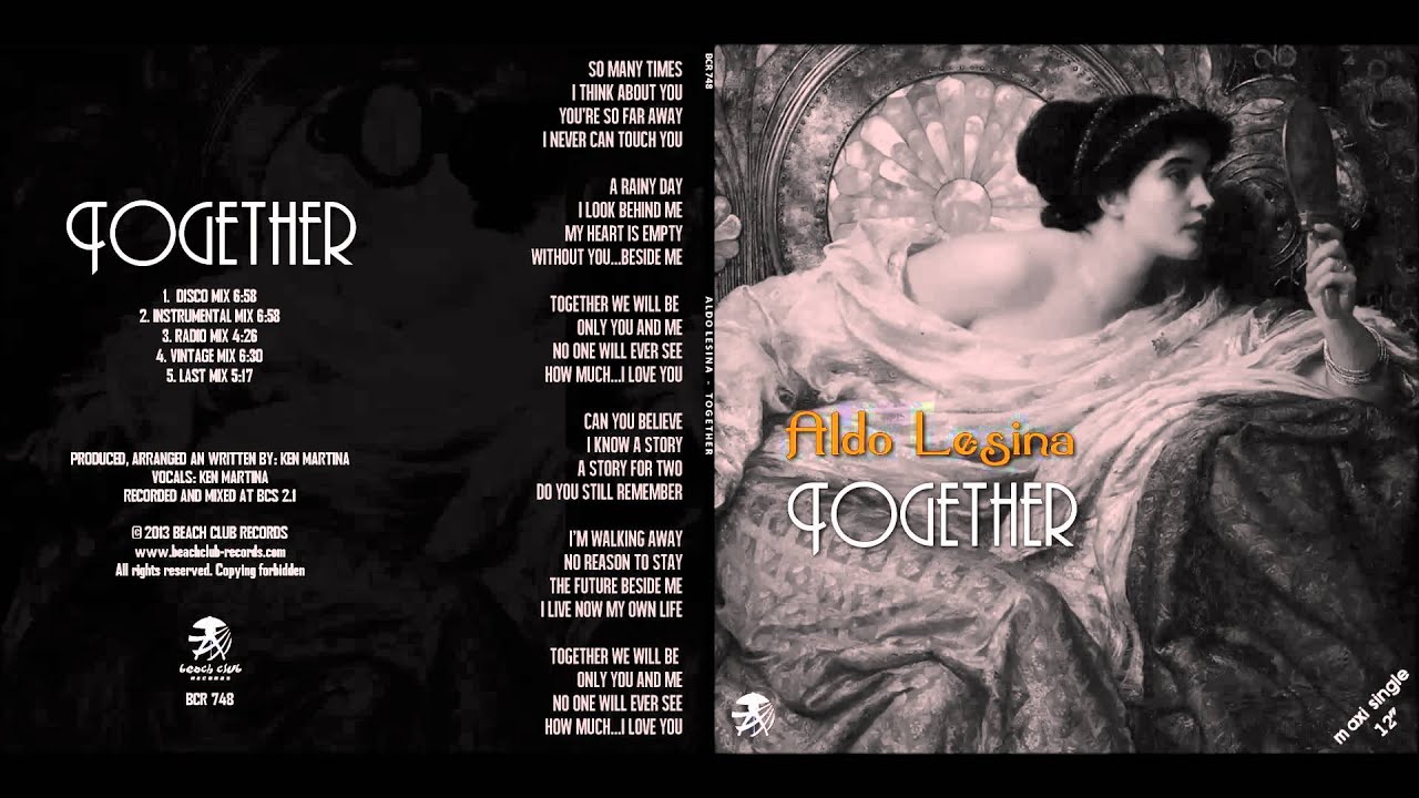 Aldo Lesina - Together (Vintage Mix) (BCR 748) New Italo Disco ...