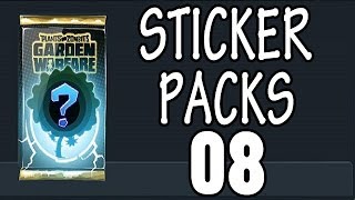 Plants vs Zombies Garden Warfare Sticker Packs Opening Part 8 - German Deutsch