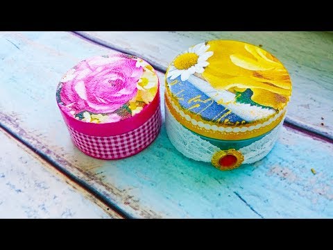 Шкатулки из банок своими руками фото 74