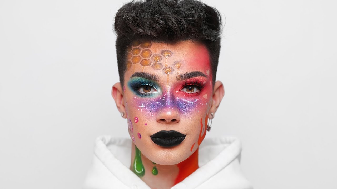 Making A Paint Drip Cake W/ James Charles! 