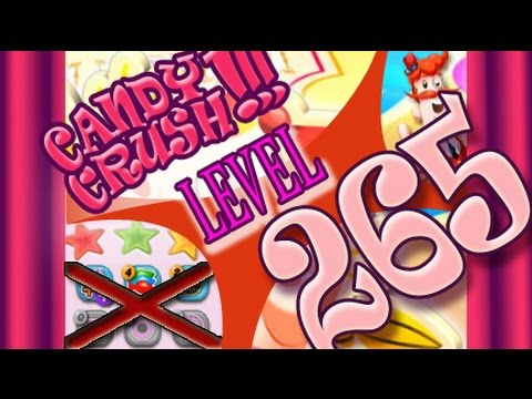 How to beat Candy Crush Saga Level 265 - 3 Stars - No Boosters - 145