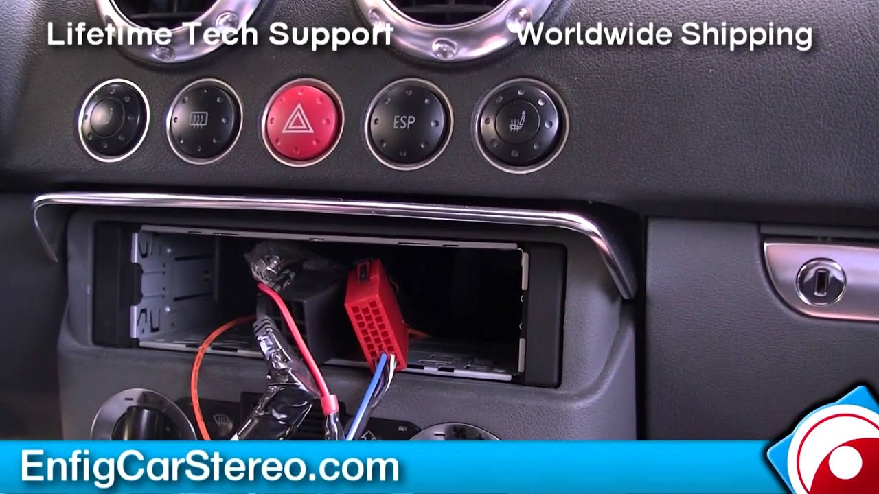 Radio installation Audi TT 1999-2006 - YouTube