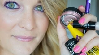 Maquillage d'été pop avec des produits Gemey Maybelline