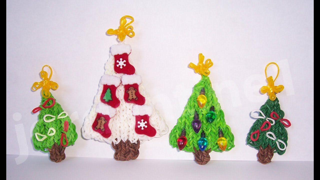 rainbow loom mini star christmas tree topper ornament rainbow loom mini star christmas tree topper ornament
