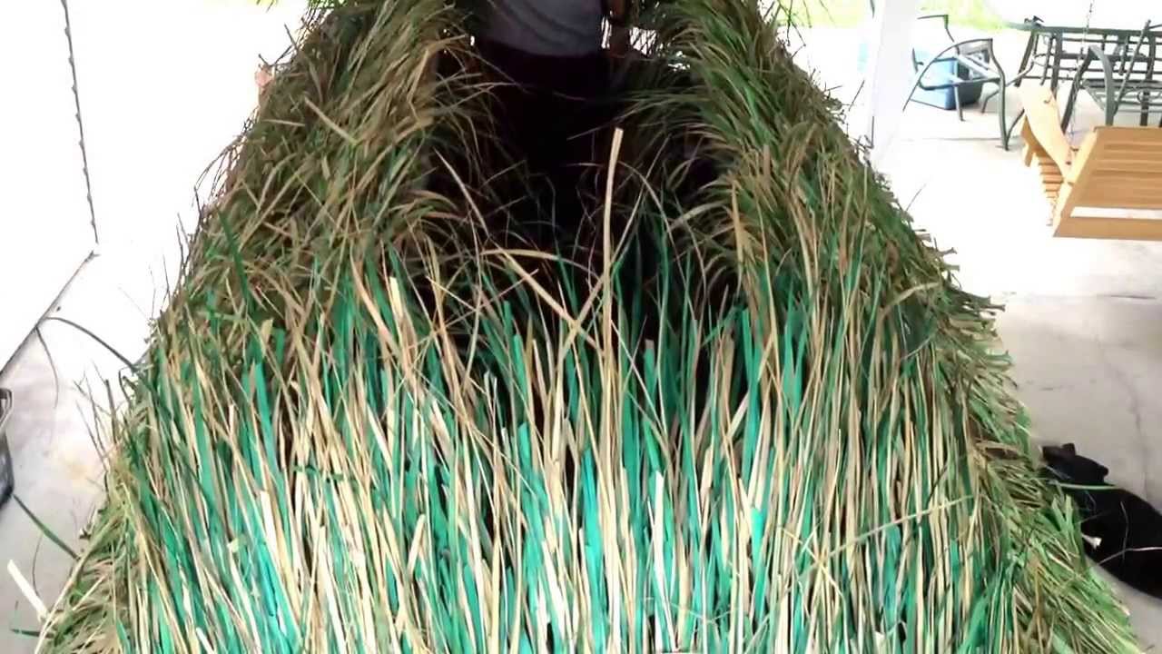 Duck boat blind - YouTube