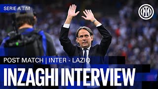 SIMONE INZAGHI INTERVIEW | INTER 1-1 LAZIO 🎙️⚫🔵🏆???