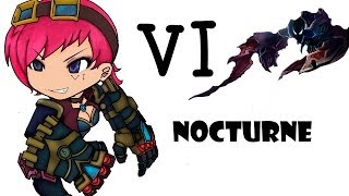 Nocturne and Vi Vortex - 3 Nocturnes uses Ultimate on 3 Vi's