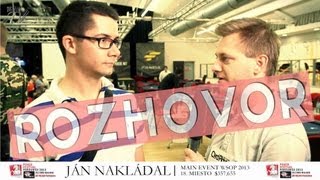 Ján Nakládal "hownorez"/rozhovor/PokerFestivalPardubice