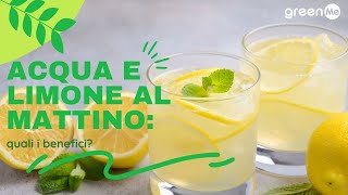 Acqua e limone al mattino, quali i benefici?