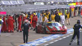 24H Le Mans 2013 - Pit Stop  Fail + Crash