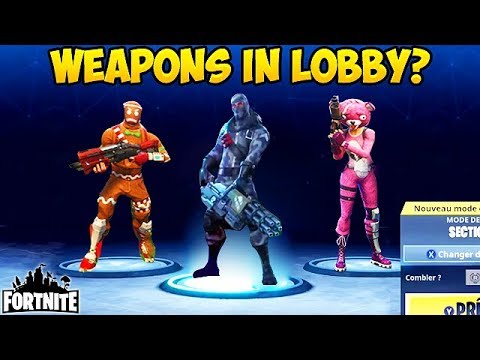 HOLDING GUNS IN LOBBY? - Fortnite Funny Fails and WTF Moments! #148 (Daily Moments)