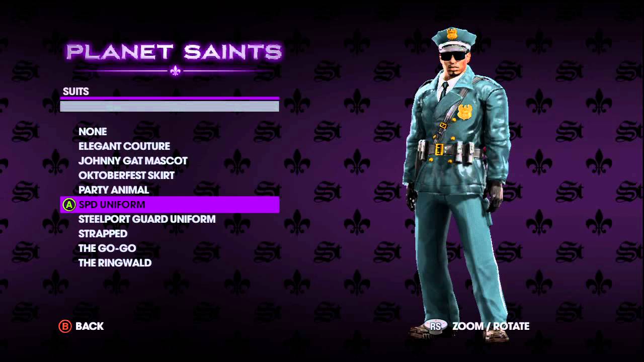 Suits Customize Clothing On Saints Row® The Third™ Demo Initiation ...