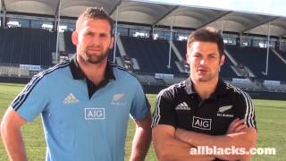 All Blacks Richie McCaw and Kieran Read say thanks to our 2 million Facebook fans