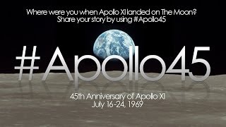 #Apollo45 Where were you when Apollo 11 Landed on the Moon?