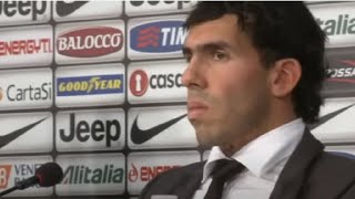 Conferenza stampa di presentazione di Carlos Tevez alla Juventus