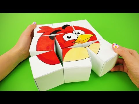 ANGRY BIRDS 2 HUGE PAPER PUZZLE and 9 SIMPLE DIY YOU CAN MAKE FOR FUN