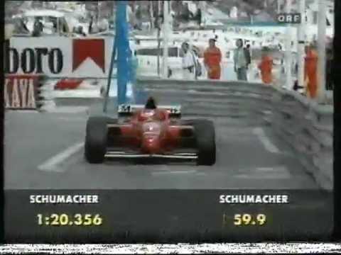 monaco schumacher pole position