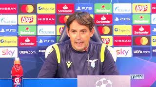 Lazio-Zenit | La conferenza stampa di mister Inzaghi e Joaquin Correa