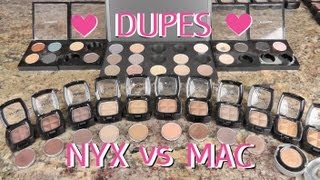 nyx dupes for mac