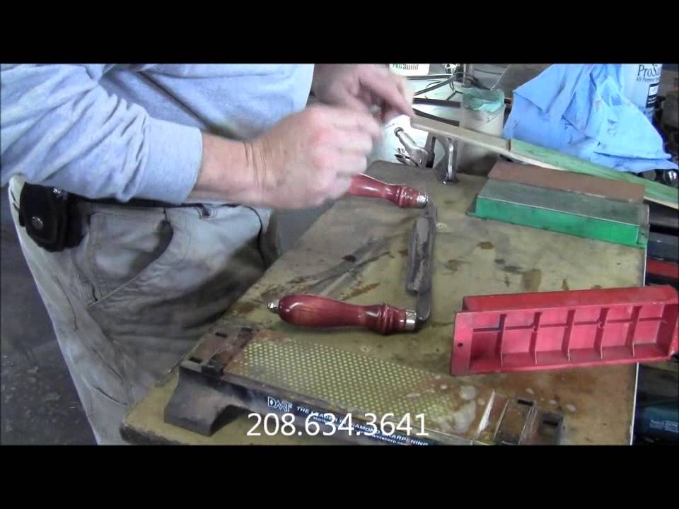 How to Sharpen a Draw Knife YouTube