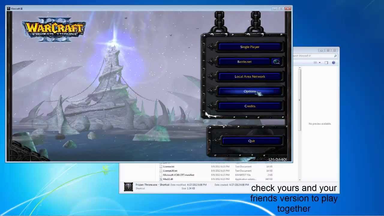 how to play warcraft 3 frozen throne