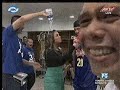 LOCKER ROOM CELEBRATION with Erika Padilla - PBA Philippine Cup Finals 01/16/13