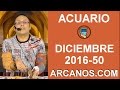 Video Horscopo Semanal ACUARIO  del 4 al 10 Diciembre 2016 (Semana 2016-50) (Lectura del Tarot)