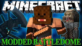 Minecraft ALIENS VS PREDATOR MODDED BattleDome