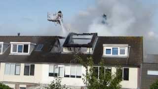 Brand in Huizen op 29 juli 2013 aan de  Friesewal 3