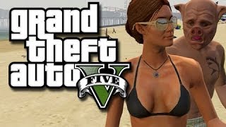 GTA 5 Online - Deluxe 4's Sexy Girlfriend!  (GTA 5 Skits and Funny Moments!)