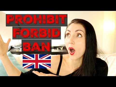 Download PROHIBIT / FORBID / BAN / PREVENT What's the Difference | Live English Lesson Writing Practice