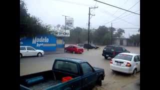 Así llueve en el 25 carrera