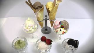 Cuisintec Ice Cream and Waffle Maker KI 2882) & (KW 2661)