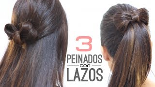 Peinados fáciles con lazos