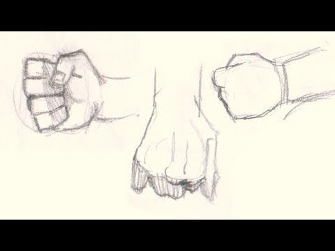 How to draw hands and fists - YouTube